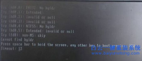 重裝,系統,出現,try,hd0,fat32,hyldr,的步驟