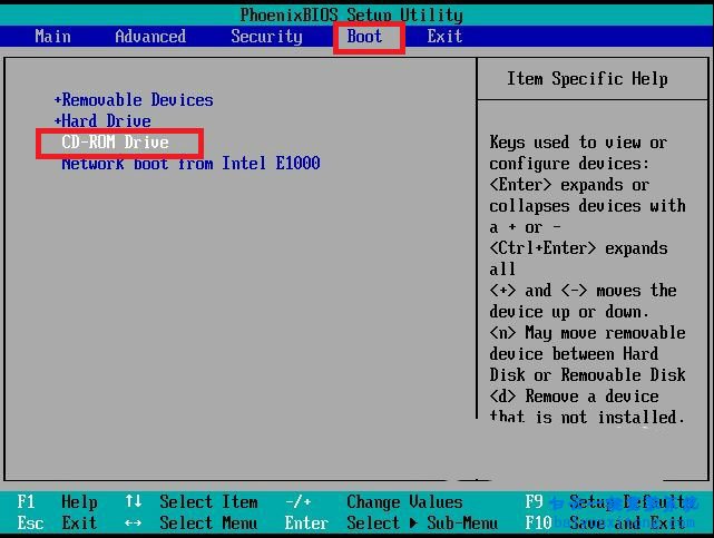 設(shè)置光盤為第一啟動項，怎么從光盤啟動電腦步驟