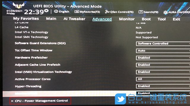 華碩主板,C-State,省電模式步驟