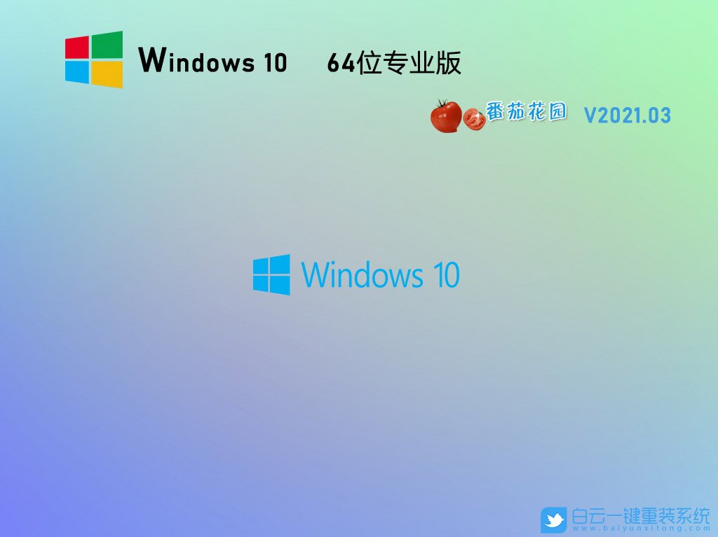 番茄花園 Win10 64位最新專業(yè)版 V2021.03 安裝圖集1