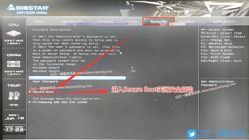 i5 11400F,B560主板,Win7,映泰主板步驟