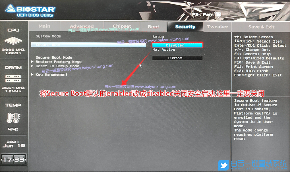 i5 11400F,B560主板,Win7,映泰主板步驟