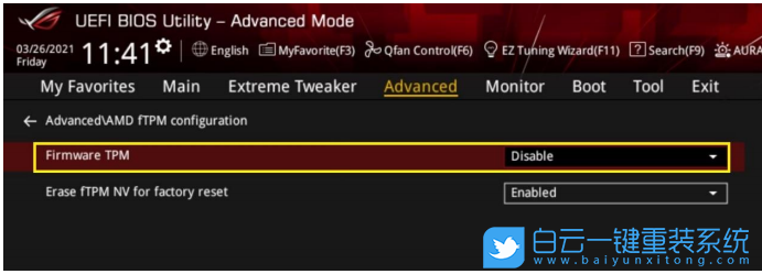 TPM,Win11,BIOS設(shè)置步驟