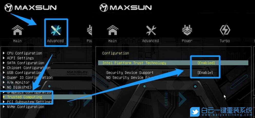 TPM,Win11,BIOS設(shè)置步驟