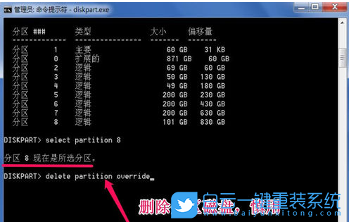 Win7,Windows,刪除磁盤分區步驟