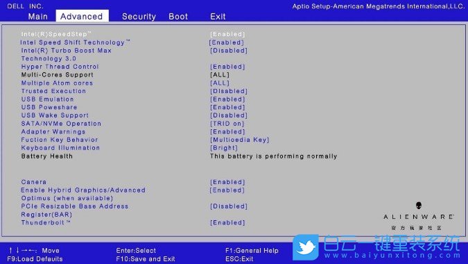Alienware,外星人筆記本,12代處理器步驟