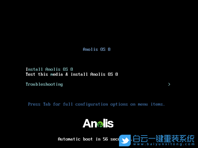 Anolis,系統(tǒng)安裝,龍蜥系統(tǒng),U盤安裝系統(tǒng)步驟
