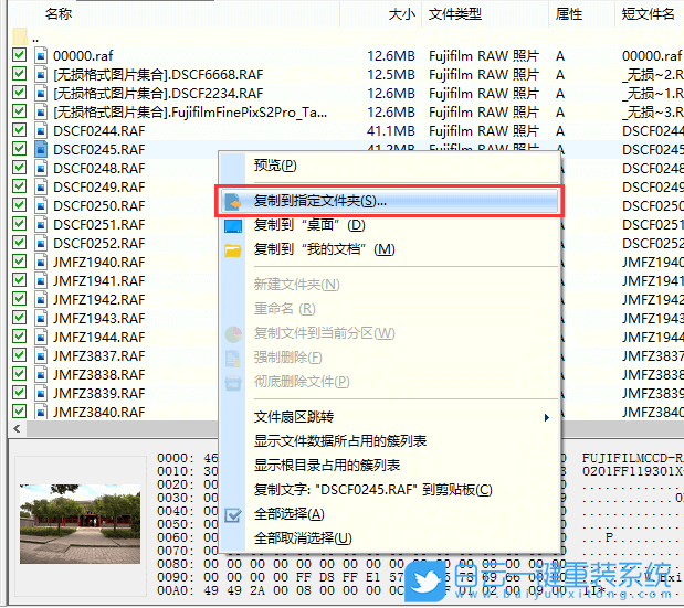 富士相機,照片,RAF照片,數(shù)據(jù)恢復(fù)步驟