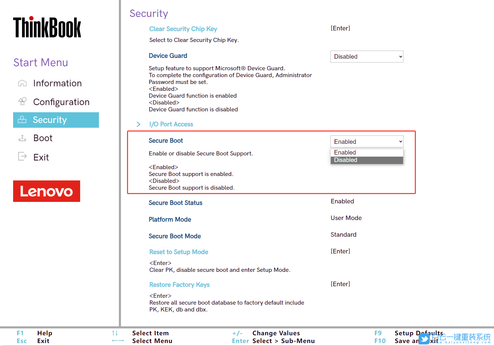 昭陽(yáng),Thinkbook,筆記本安裝系統(tǒng),BIOS,設(shè)置步驟