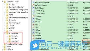 Win7,修改遠程桌面端口,遠程桌面端口步驟